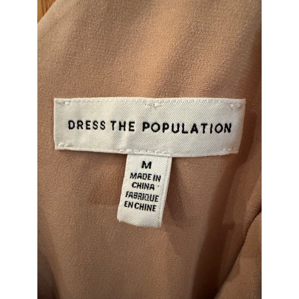 Elegant Dress the Population Audrey Embroidered Fit & Flare Dress - Picture 4 of 5
